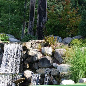 View of the waterfall